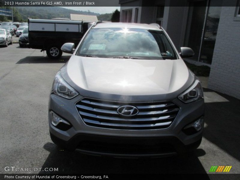 Iron Frost / Black 2013 Hyundai Santa Fe GLS AWD