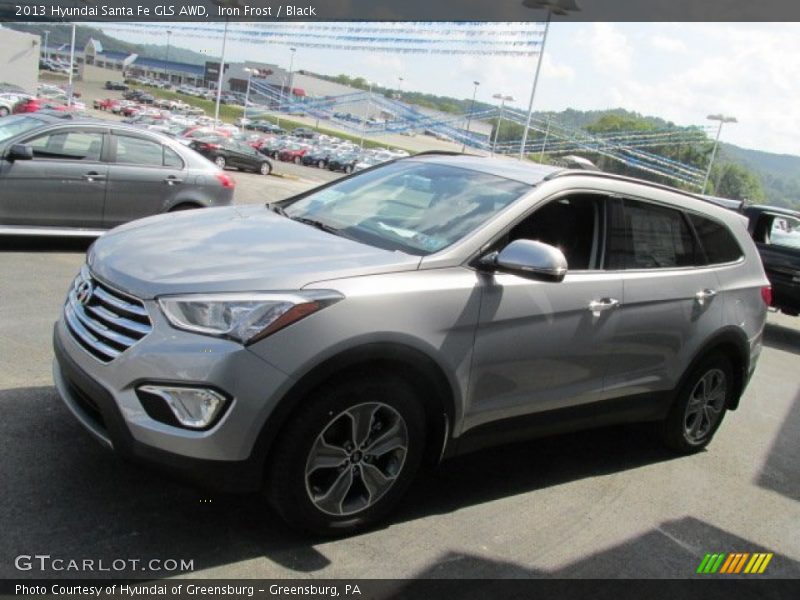 Iron Frost / Black 2013 Hyundai Santa Fe GLS AWD