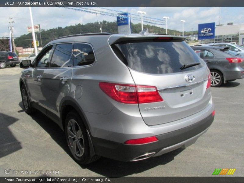 Iron Frost / Black 2013 Hyundai Santa Fe GLS AWD