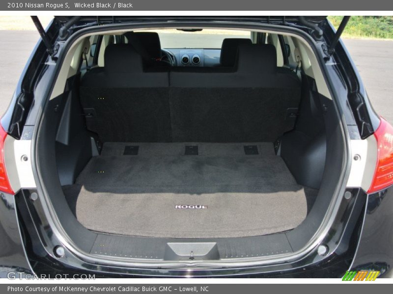 Wicked Black / Black 2010 Nissan Rogue S