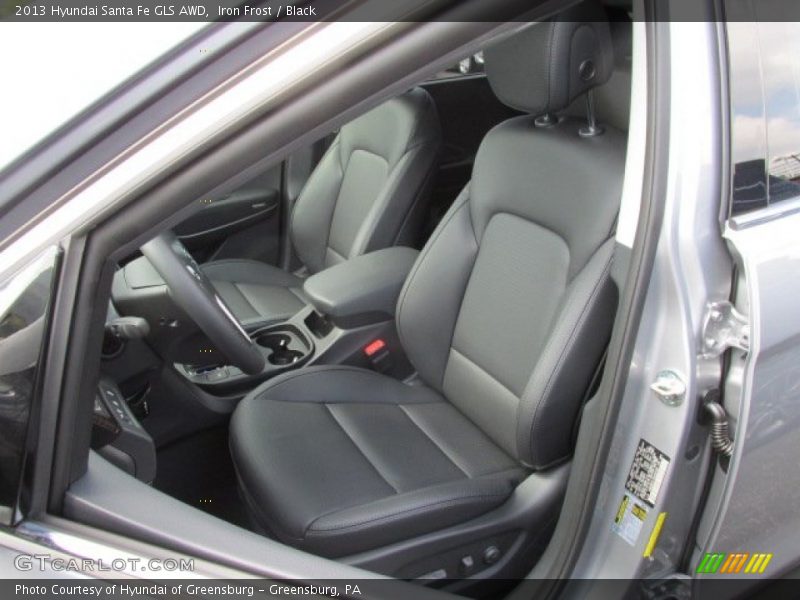 Iron Frost / Black 2013 Hyundai Santa Fe GLS AWD