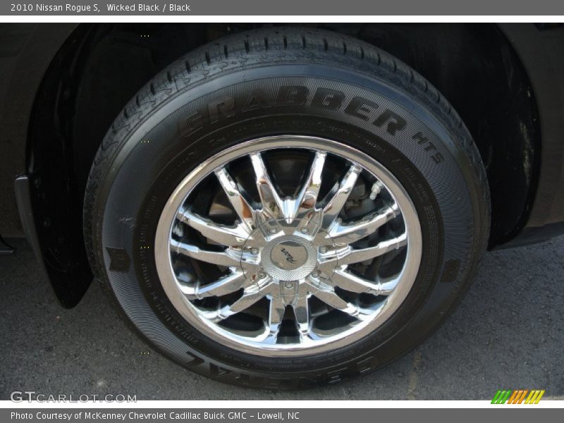 Wicked Black / Black 2010 Nissan Rogue S