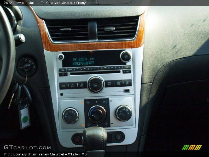Gold Mist Metallic / Ebony 2012 Chevrolet Malibu LT