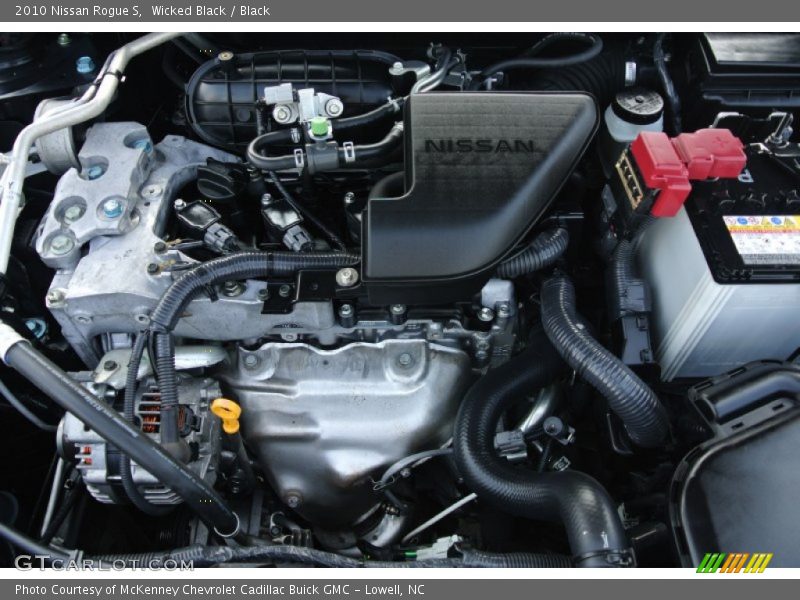 Wicked Black / Black 2010 Nissan Rogue S