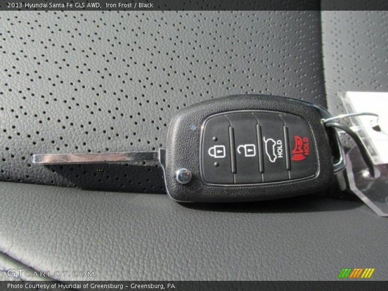 Iron Frost / Black 2013 Hyundai Santa Fe GLS AWD