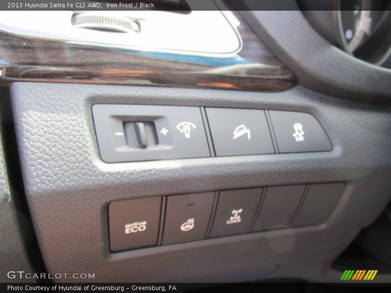 Iron Frost / Black 2013 Hyundai Santa Fe GLS AWD
