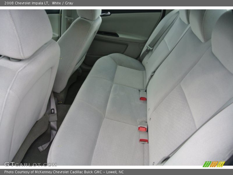 White / Gray 2008 Chevrolet Impala LT