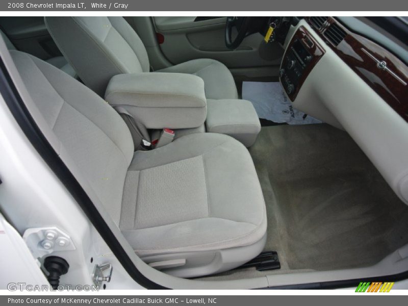 White / Gray 2008 Chevrolet Impala LT