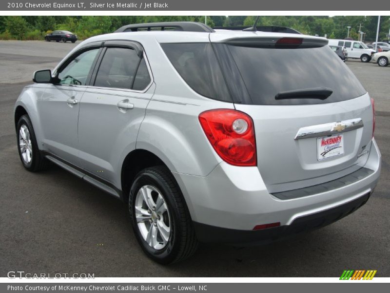 Silver Ice Metallic / Jet Black 2010 Chevrolet Equinox LT