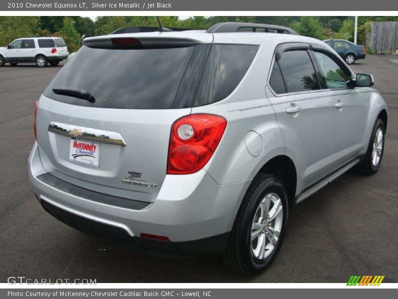 Silver Ice Metallic / Jet Black 2010 Chevrolet Equinox LT