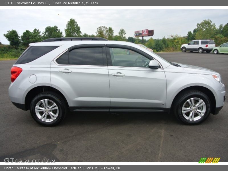 Silver Ice Metallic / Jet Black 2010 Chevrolet Equinox LT