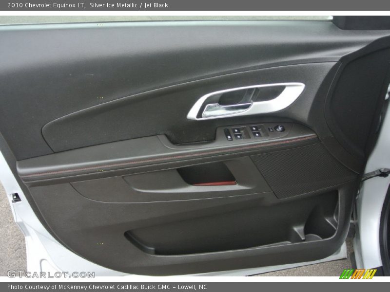 Silver Ice Metallic / Jet Black 2010 Chevrolet Equinox LT