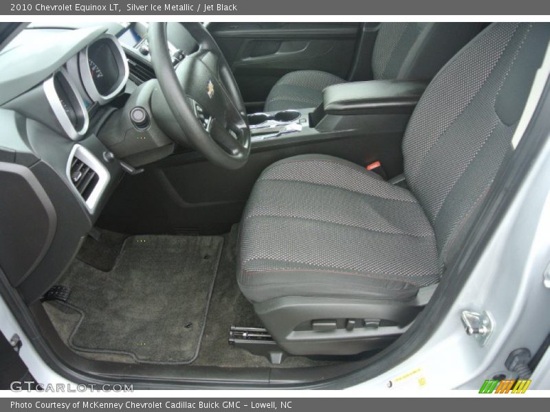 Silver Ice Metallic / Jet Black 2010 Chevrolet Equinox LT