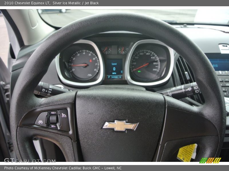 Silver Ice Metallic / Jet Black 2010 Chevrolet Equinox LT