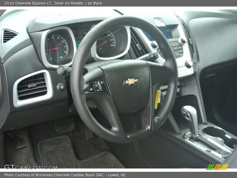 Silver Ice Metallic / Jet Black 2010 Chevrolet Equinox LT
