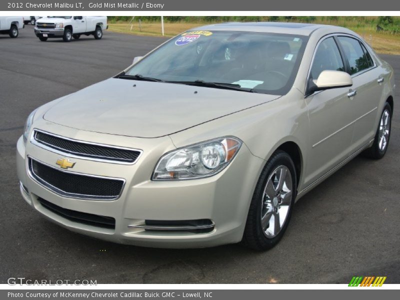 Gold Mist Metallic / Ebony 2012 Chevrolet Malibu LT