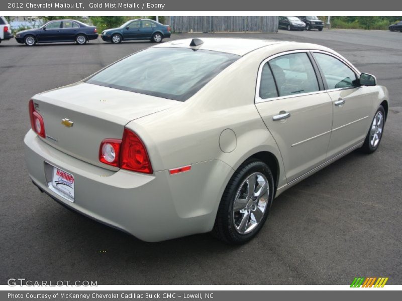 Gold Mist Metallic / Ebony 2012 Chevrolet Malibu LT