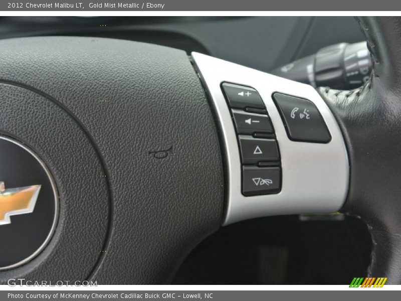 Gold Mist Metallic / Ebony 2012 Chevrolet Malibu LT