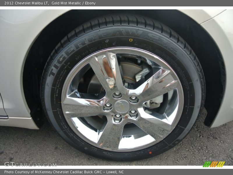 Gold Mist Metallic / Ebony 2012 Chevrolet Malibu LT
