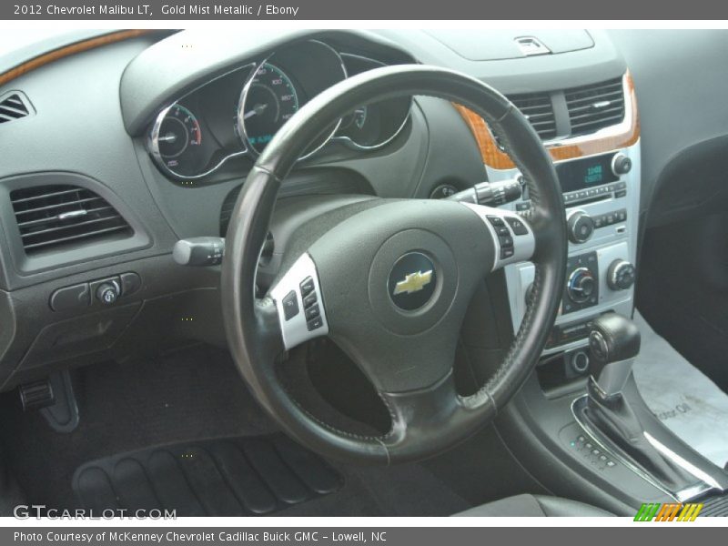 Gold Mist Metallic / Ebony 2012 Chevrolet Malibu LT