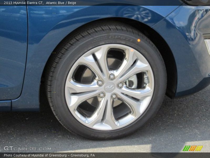 Atlantic Blue / Beige 2013 Hyundai Elantra GT