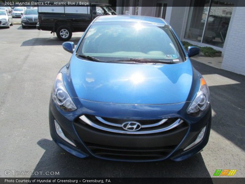 Atlantic Blue / Beige 2013 Hyundai Elantra GT