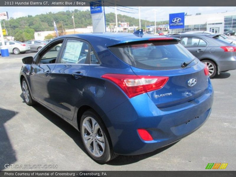Atlantic Blue / Beige 2013 Hyundai Elantra GT