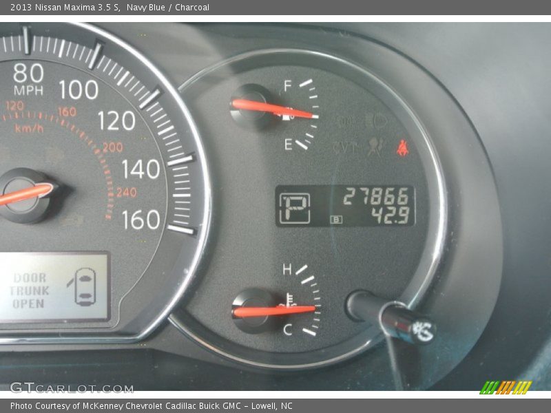 Navy Blue / Charcoal 2013 Nissan Maxima 3.5 S