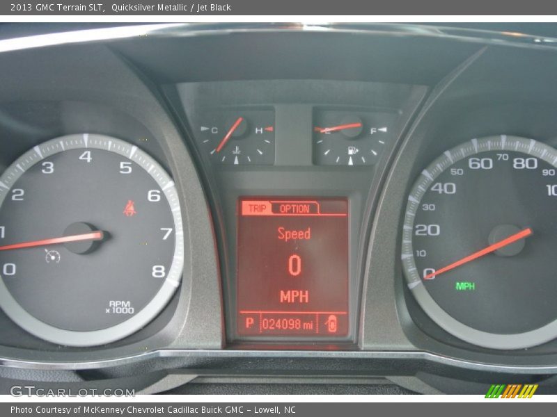Quicksilver Metallic / Jet Black 2013 GMC Terrain SLT