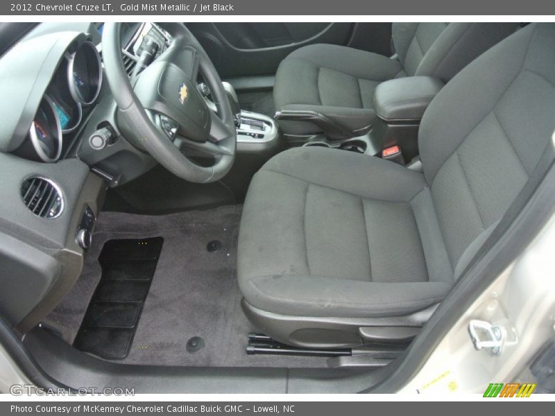 Gold Mist Metallic / Jet Black 2012 Chevrolet Cruze LT