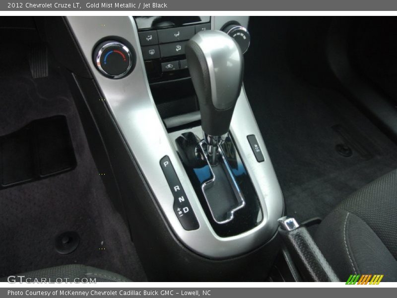 Gold Mist Metallic / Jet Black 2012 Chevrolet Cruze LT