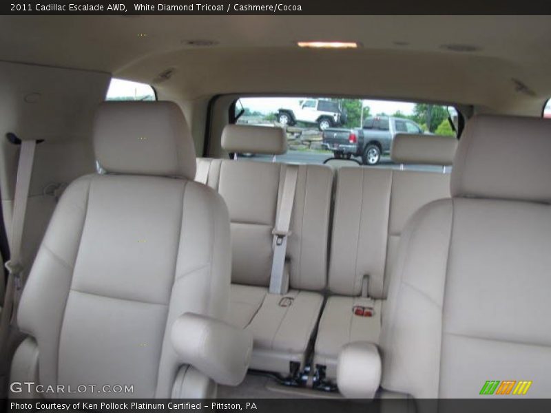 White Diamond Tricoat / Cashmere/Cocoa 2011 Cadillac Escalade AWD