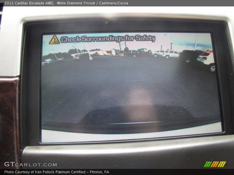 White Diamond Tricoat / Cashmere/Cocoa 2011 Cadillac Escalade AWD