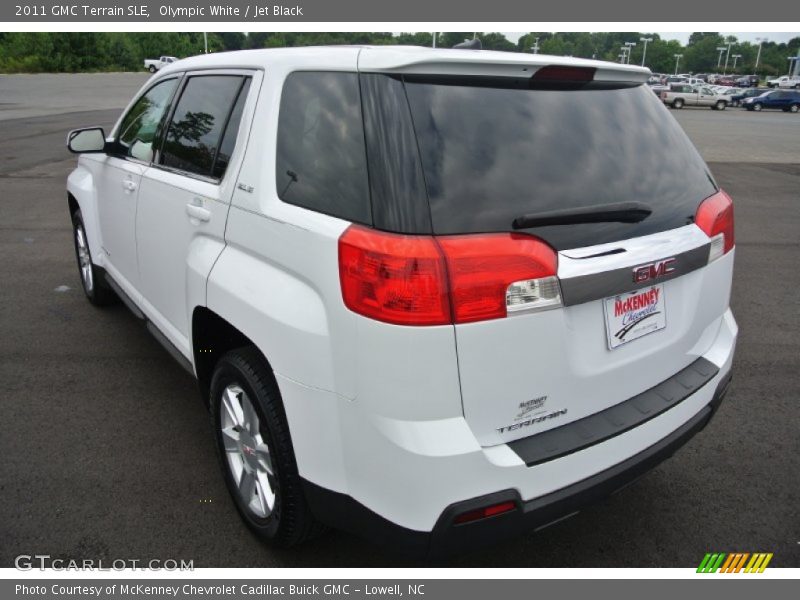 Olympic White / Jet Black 2011 GMC Terrain SLE