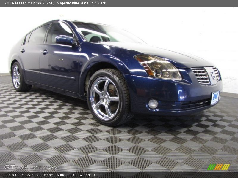 Majestic Blue Metallic / Black 2004 Nissan Maxima 3.5 SE