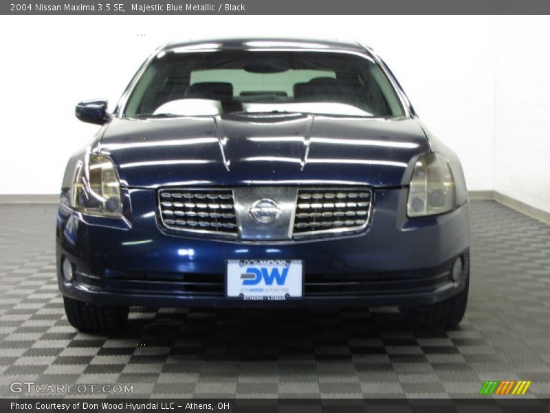 Majestic Blue Metallic / Black 2004 Nissan Maxima 3.5 SE