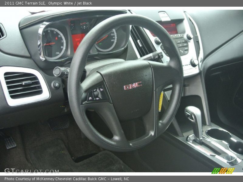 Olympic White / Jet Black 2011 GMC Terrain SLE