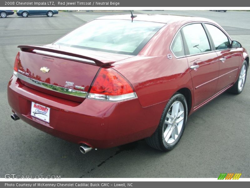 Red Jewel Tintcoat / Neutral Beige 2008 Chevrolet Impala LTZ