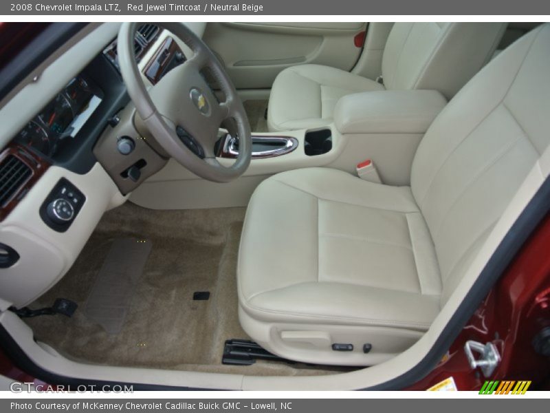 Red Jewel Tintcoat / Neutral Beige 2008 Chevrolet Impala LTZ