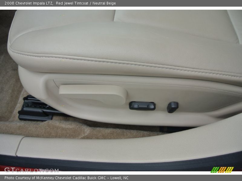 Red Jewel Tintcoat / Neutral Beige 2008 Chevrolet Impala LTZ