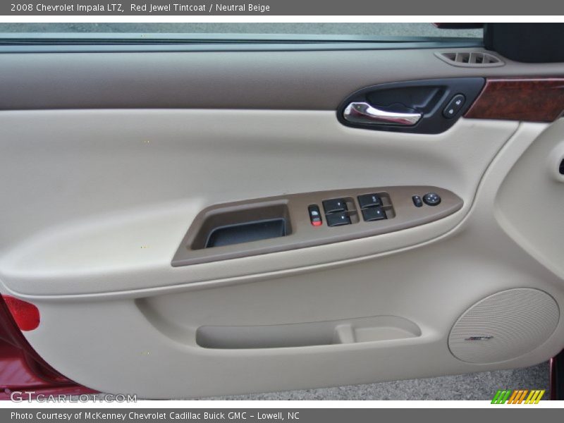 Red Jewel Tintcoat / Neutral Beige 2008 Chevrolet Impala LTZ