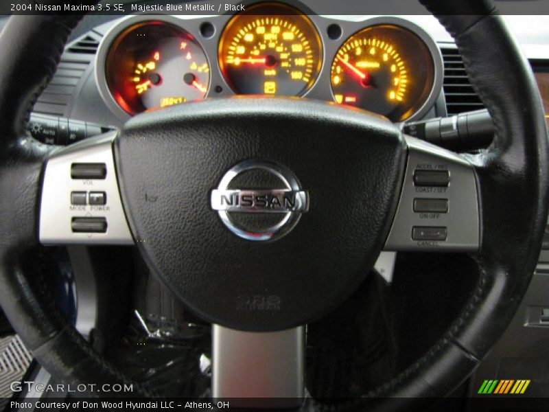 Majestic Blue Metallic / Black 2004 Nissan Maxima 3.5 SE