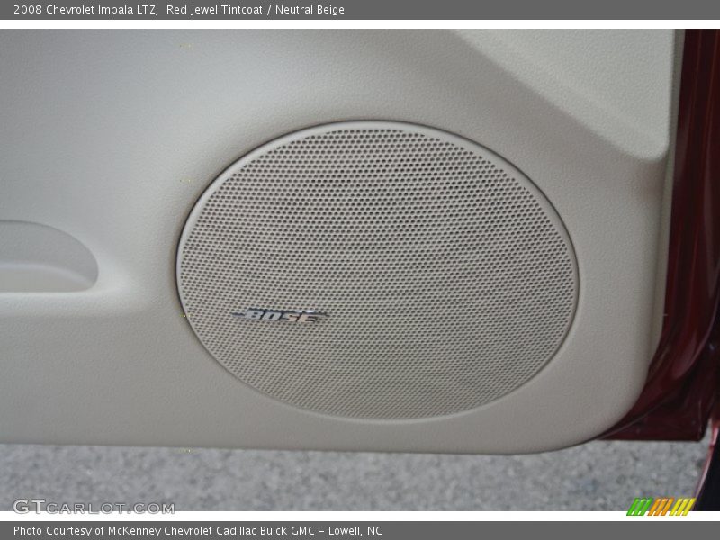 Red Jewel Tintcoat / Neutral Beige 2008 Chevrolet Impala LTZ