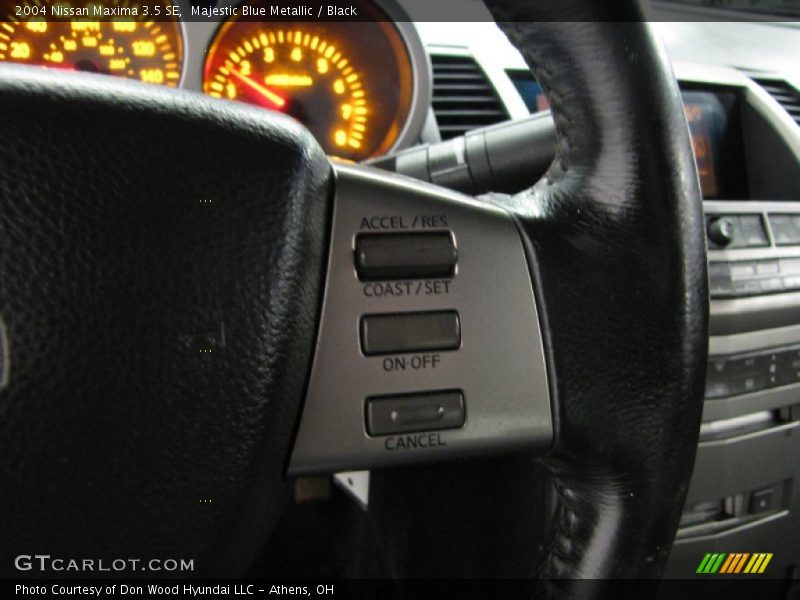 Majestic Blue Metallic / Black 2004 Nissan Maxima 3.5 SE