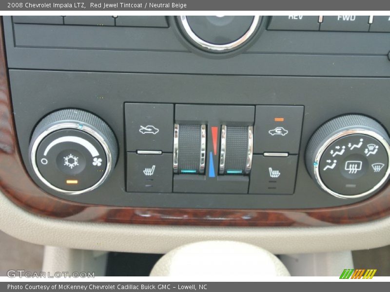 Red Jewel Tintcoat / Neutral Beige 2008 Chevrolet Impala LTZ