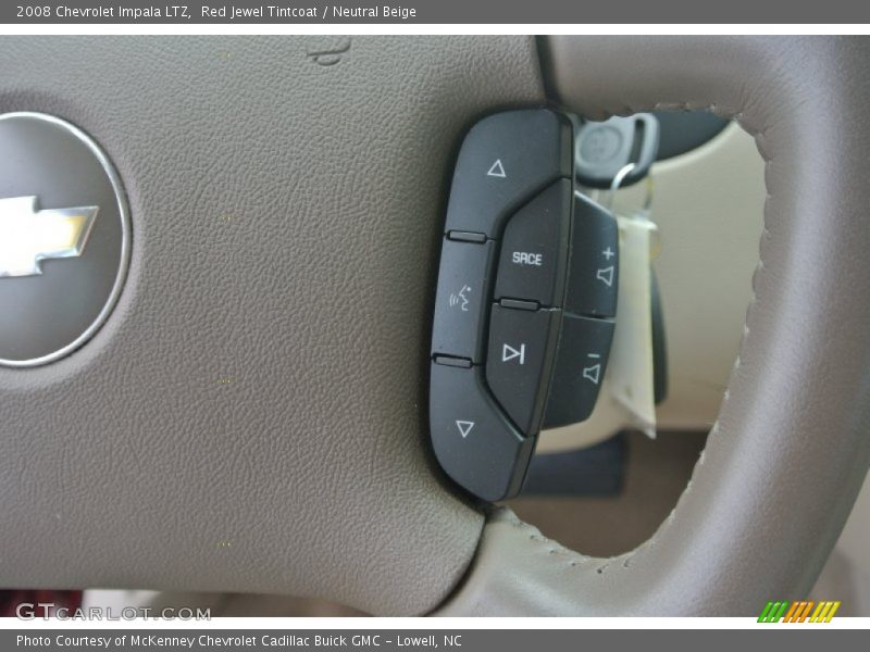 Red Jewel Tintcoat / Neutral Beige 2008 Chevrolet Impala LTZ