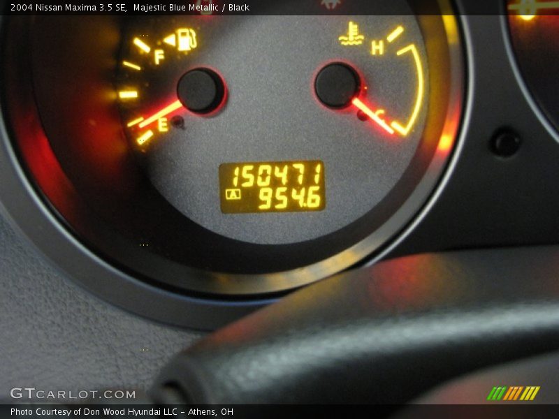 Majestic Blue Metallic / Black 2004 Nissan Maxima 3.5 SE