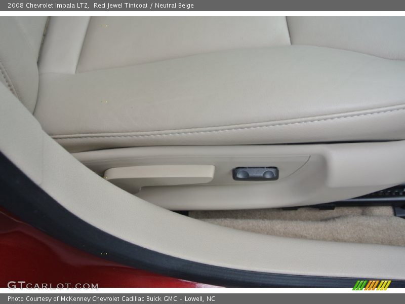 Red Jewel Tintcoat / Neutral Beige 2008 Chevrolet Impala LTZ