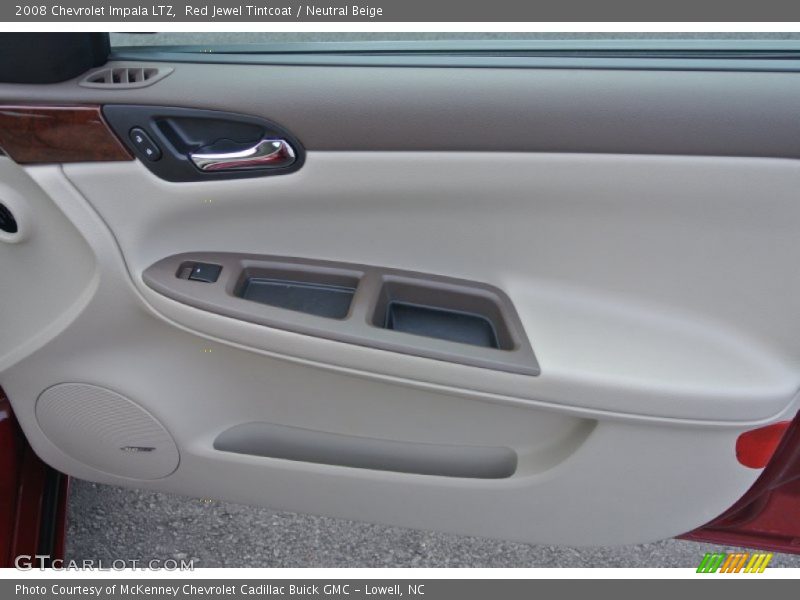 Red Jewel Tintcoat / Neutral Beige 2008 Chevrolet Impala LTZ