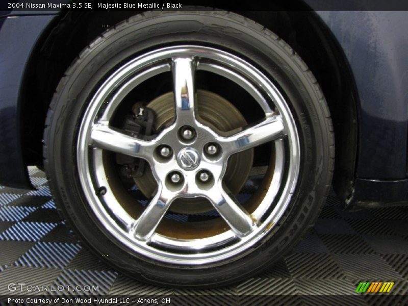 Majestic Blue Metallic / Black 2004 Nissan Maxima 3.5 SE